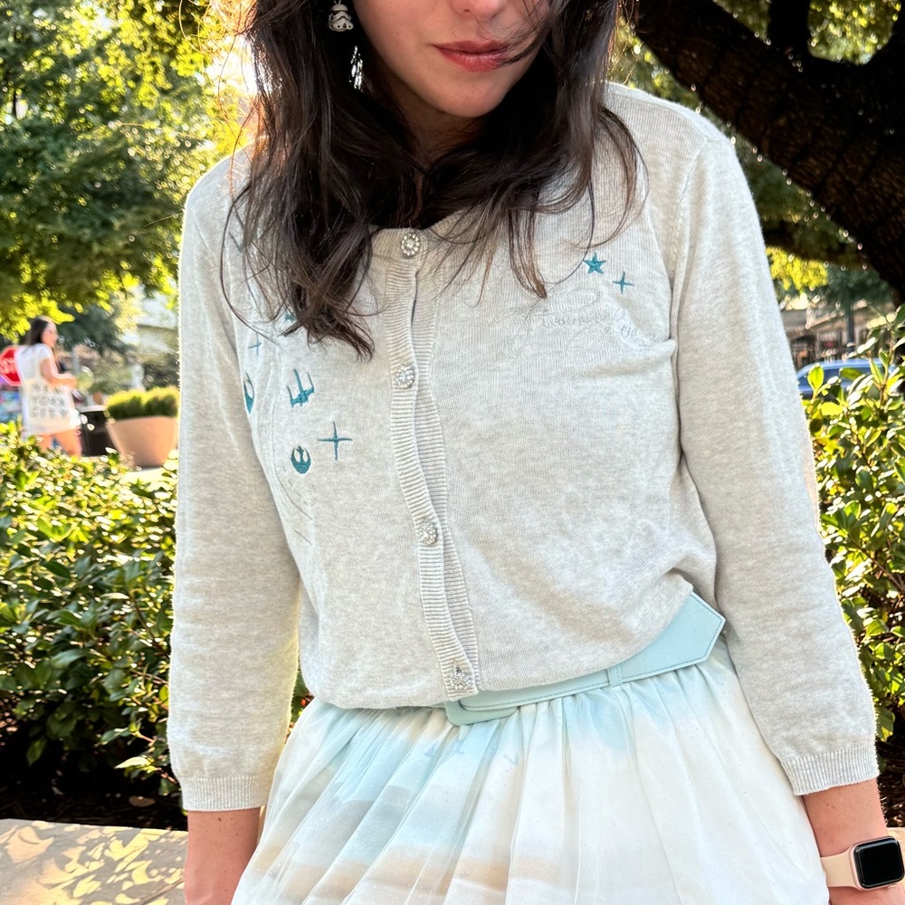 Her Universe Star Wars Princess Leia Rebels 3/4 Sleeve Cardigan